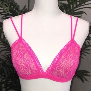 Strappy PINK Bralette Victoria’s Secret